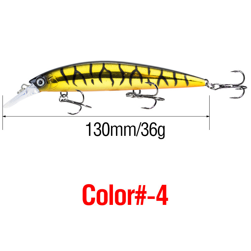 遠投バイオミノ路亜餌震える6色の長形硬餌13cm/36g三フック投げ餌クロスボーダー卸売り|undefined