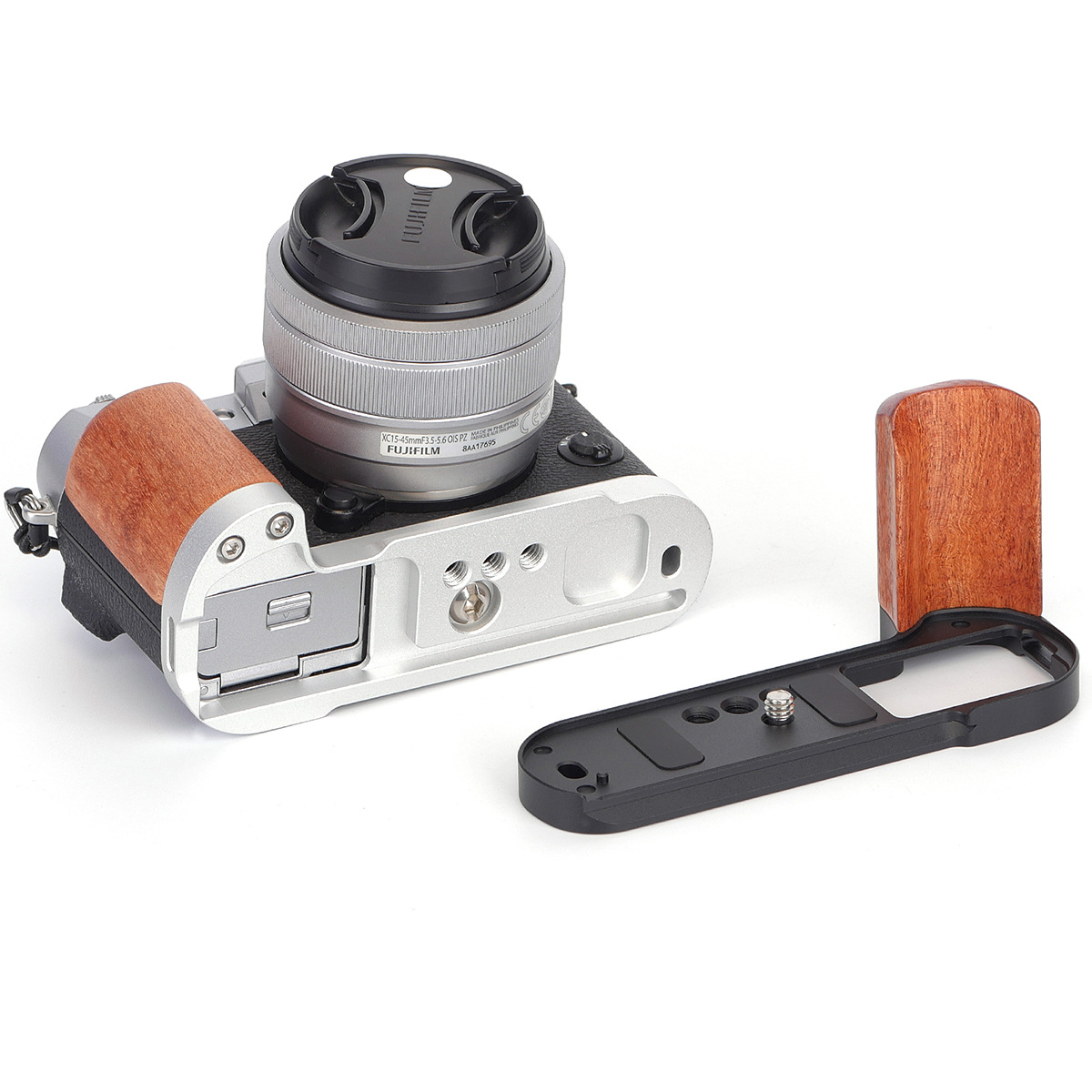 富士XT50木手柄 FUJI XT50手柄 复古轻量化 L型快装板 源头工厂