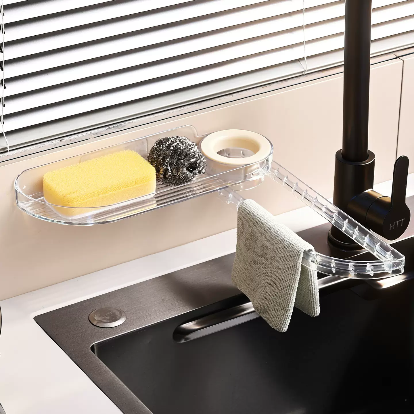 厨房水槽沥水架可伸缩用品收纳神器省空间多功能滤水置物架沥水篮