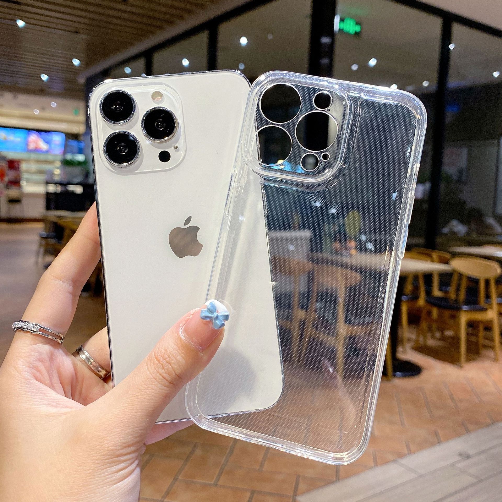 Funda espacial transparente para la funda del teléfono móvil VIVOX200PRO IQOONEO7 todo incluido suave anti-caída Tpu funda protectora