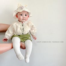 婴幼儿帽子可爱春夏季宝宝薄款网面渔夫帽男女新生儿童防晒遮阳帽