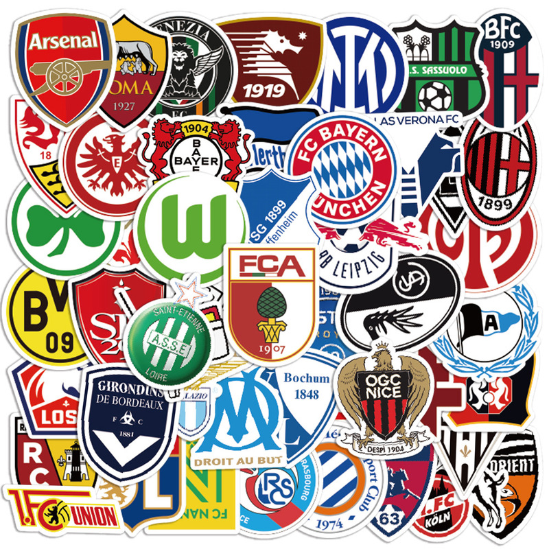100 sheets football club stickers sports luggage cup mobile phone case waterproof decorative stickers wholesale 100 sheets football club stickers sports luggage cup mobile phone case waterproof decorative stickers wholesale