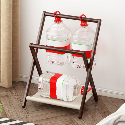 Bedroom night sleep clothing storage hanger home bedside hat rack Nordic floor-standing solid wood hanger