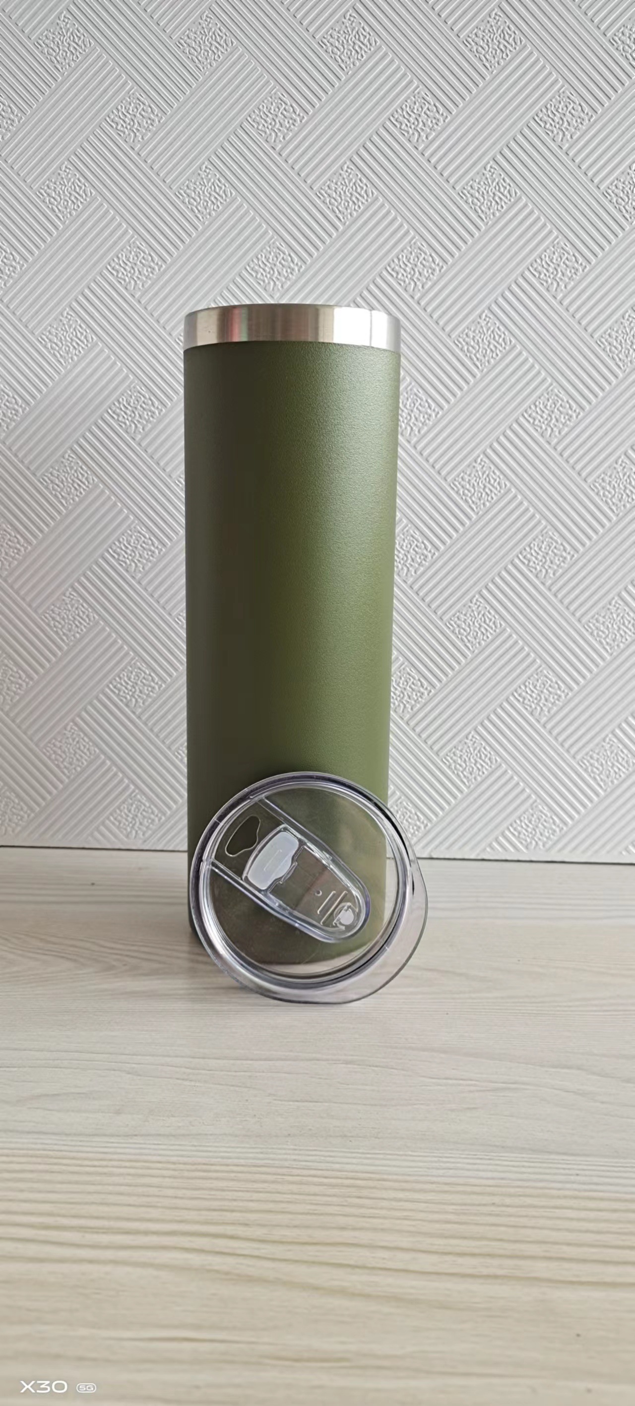 Comercio exterior nuevo acero inoxidable de 30oz taza de aislamiento de doble capa taza de café portátil taza de automóvil taza de agua recta moldeada por pulverización