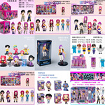 跨境新品猎魔女团老虎明星手办系列周边游戏公仔玩偶模型桌面摆件