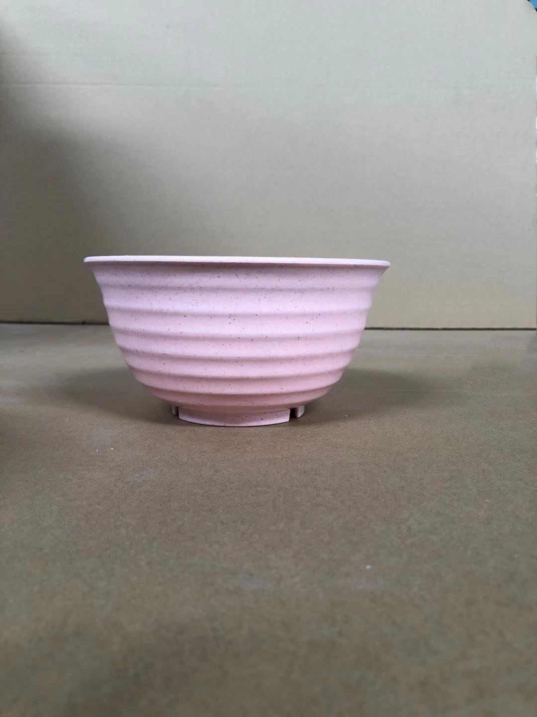 Tazón de sopa grande de paja de trigo Tazón de fideos instantáneos de estilo chino Tazón de plástico Comedor en casa Fabricante de vajilla resistente a la caída