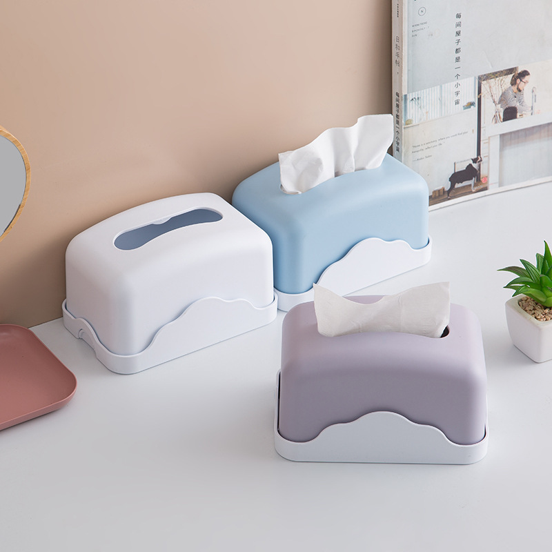 Caja de pañuelos de escritorio caja de almacenamiento de pañuelos caja de pañuelos hogar sala de estar lujo ligero de gama alta multifuncional restaurante creativo mesa de café