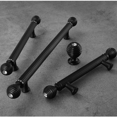 Gold cabinet door handle Nordic cabinet wardrobe door handle kitchen cabinet drawer handle copper brushed hardware accessories