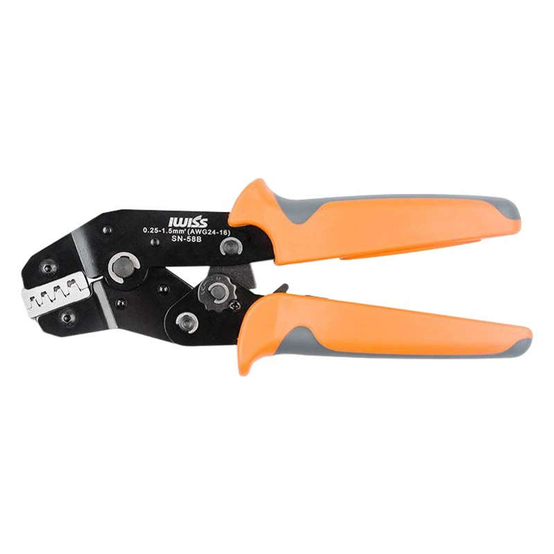 Пружинный зажим с храповым механизмом Клеммный зажим холодного отжима Клеммный зажим SN-58b/6,3/4,8/2,8 зажим