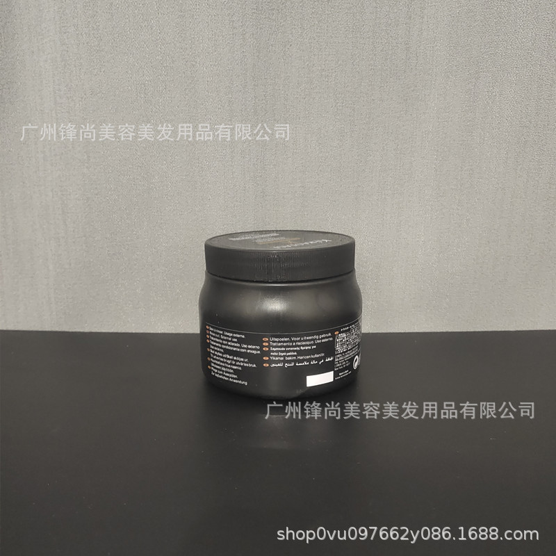 Mayorista máscara de cabello de caviar de diamante negro 500ml reparación fuerte y nutrimiento Aoli suave salón de perfilado para la peluquería