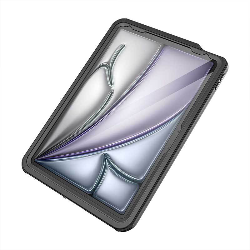 Casas impermeables de placa plana para Apple iPad Pro 11 "Casas impermeables 2024 Casas protectoras a prueba de caídas al aire libre