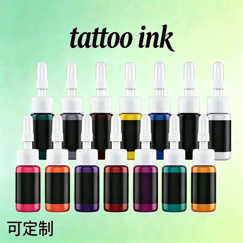 Manufacturer Wholesale 5ml Tattoo Ink, 54 Colors Available, Tattoo Ink, Tattoo Pigment, Colorful Pigments, Practice Supplies