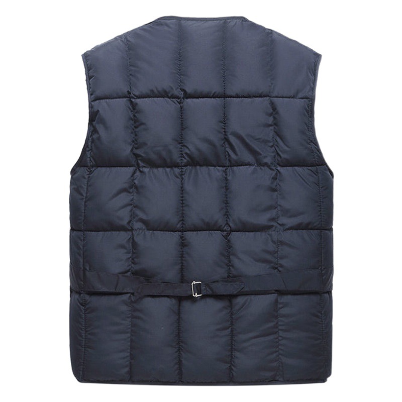 2023 nuevo Otoño e Invierno de los hombres al aire libre pesca cálido algodón chaleco multi-Bolsillo grande suelto papá chaleco