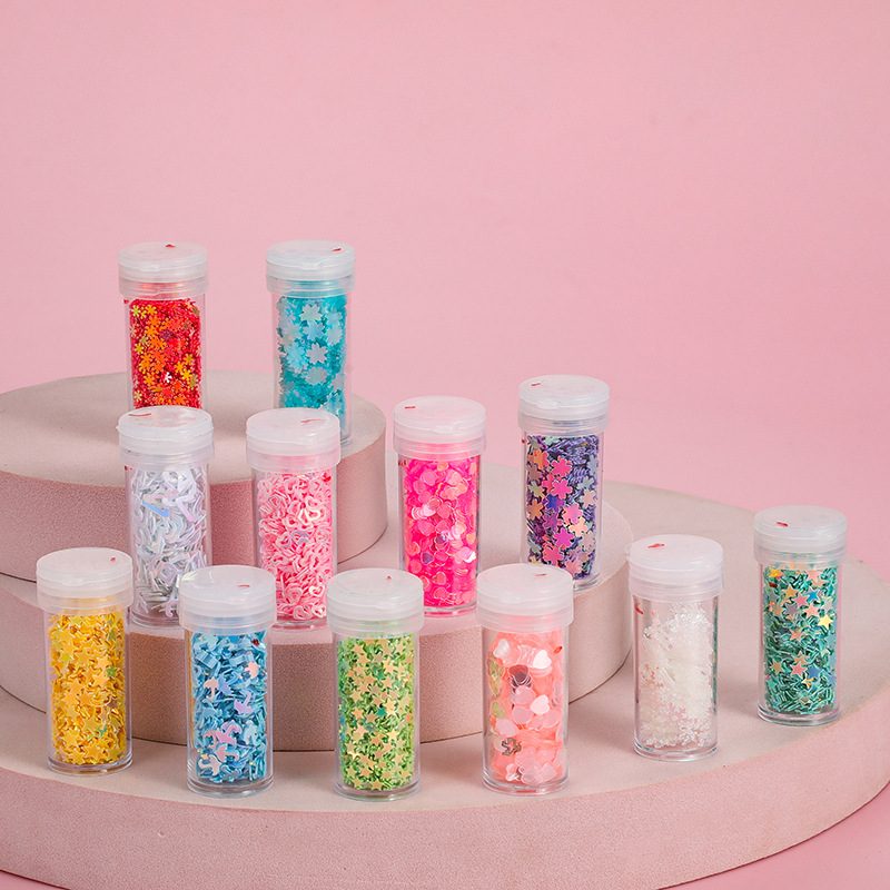 Color soft pottery fruit slices cream glue DIY accessories flower love sugar sequins jewelry filling decoration Yiwu