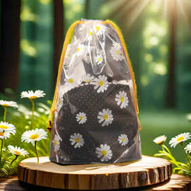 雏菊束口包装袋T恤背心童装束口菊花抽绳袋内裤袜子防晒服收纳袋