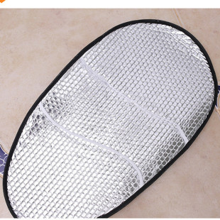 Double-sided aluminum film motorcycle battery car cushion seat cover reflective aluminum foil film heat insulation pad sun protection heat insulation pad electric car seat