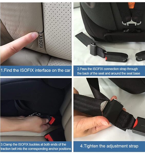 Cross -border new children's seat safety connection car car…