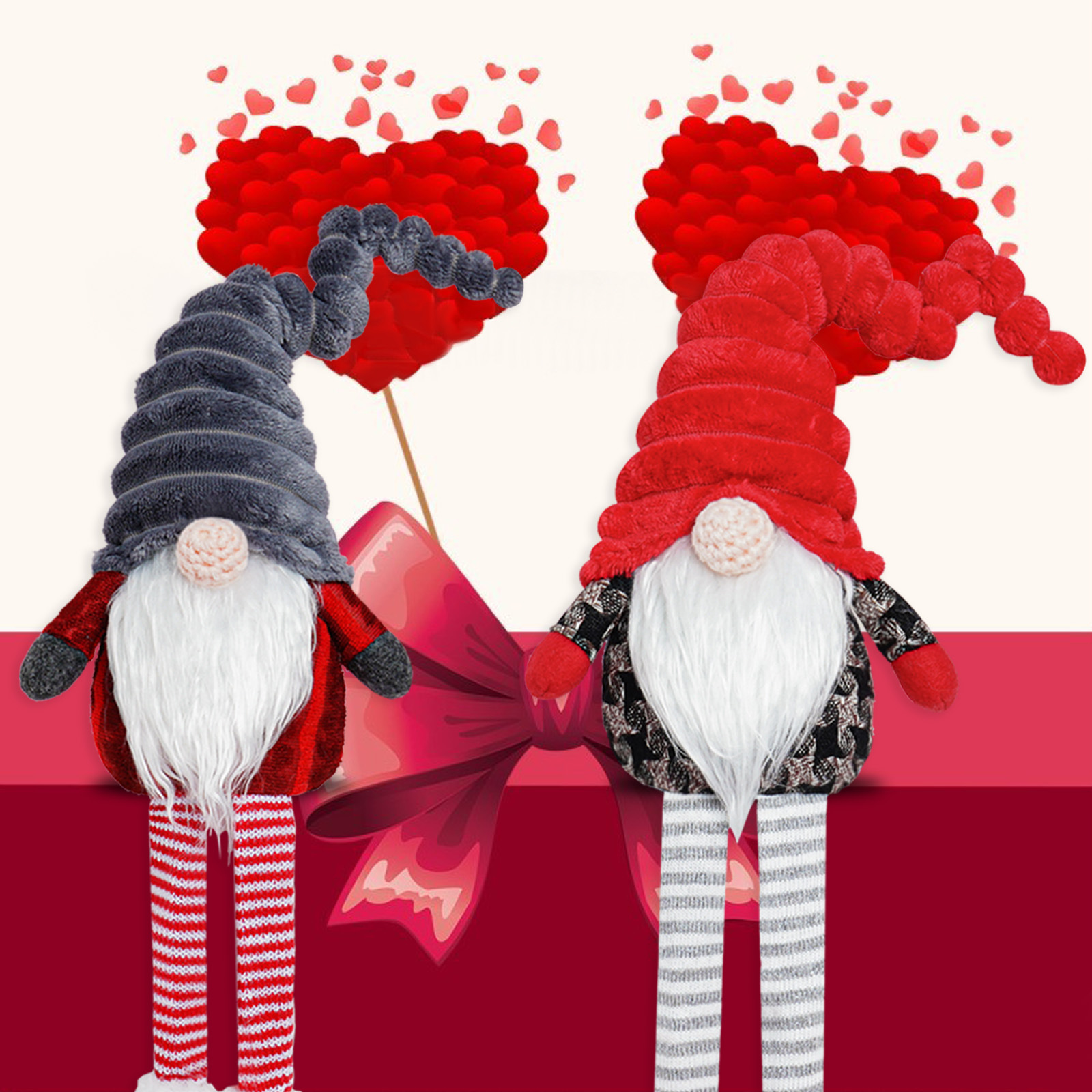 Día de San Valentín transfronterizo Linda muñeca sin rostro viejo muñeca amor enano suelo fino muñeca diseño accesorios al por mayor