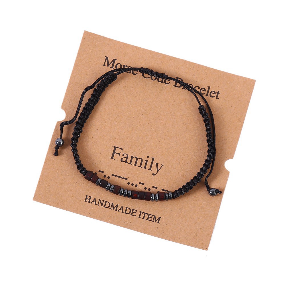 15g Weight Iron Stone Pendant Material Drawstring Bracelets Classification rope Chain Material 1 Piece Quantity Holiday, Daily Occasion rope, Iron Stone Material Geometric Pattern Unisex Gender Beaded, Braid Design Classic Style Style Classic Style Geometric Rope Iron Stone Wholesale Drawstring Bracelets 9