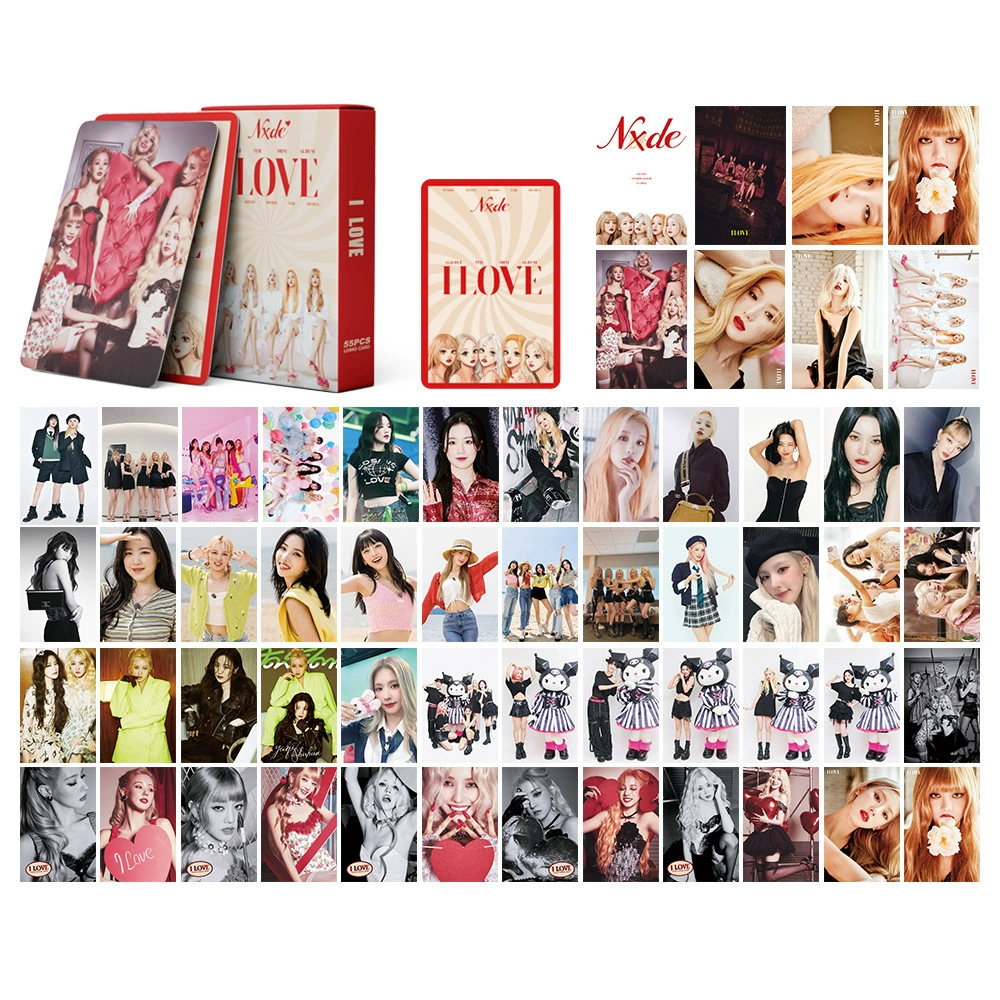 GZ эксклюзивный набор фото-карт, всего 55 карточек, корейский стиль KPOP периферия LOMO фотокарты