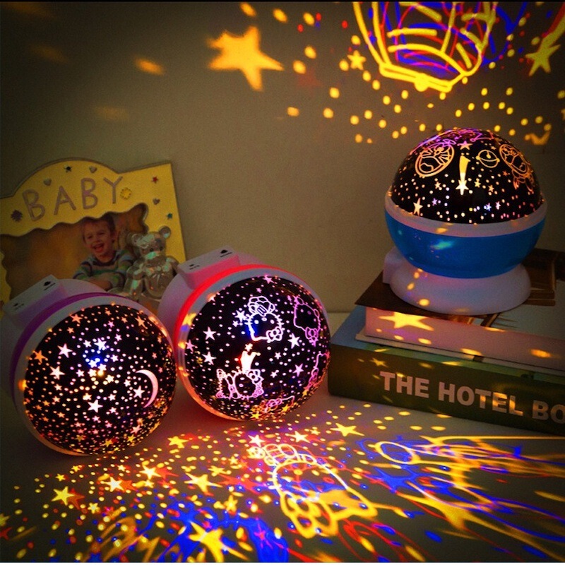 星空灯投影夜灯七彩led満天星投影灯誕生日寝室雰囲気灯usb小夜灯クロスボーダー|undefined
