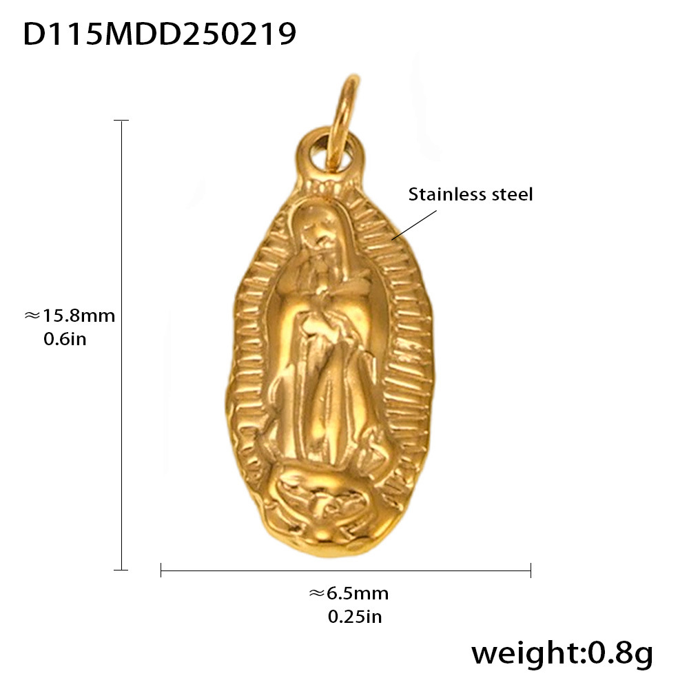 Moda misteriosa OL estilo personalidad colgante de acero inoxidable 18k oro real transfronterizo solo para los fabricantes de bombas europeas y americanas al por mayor