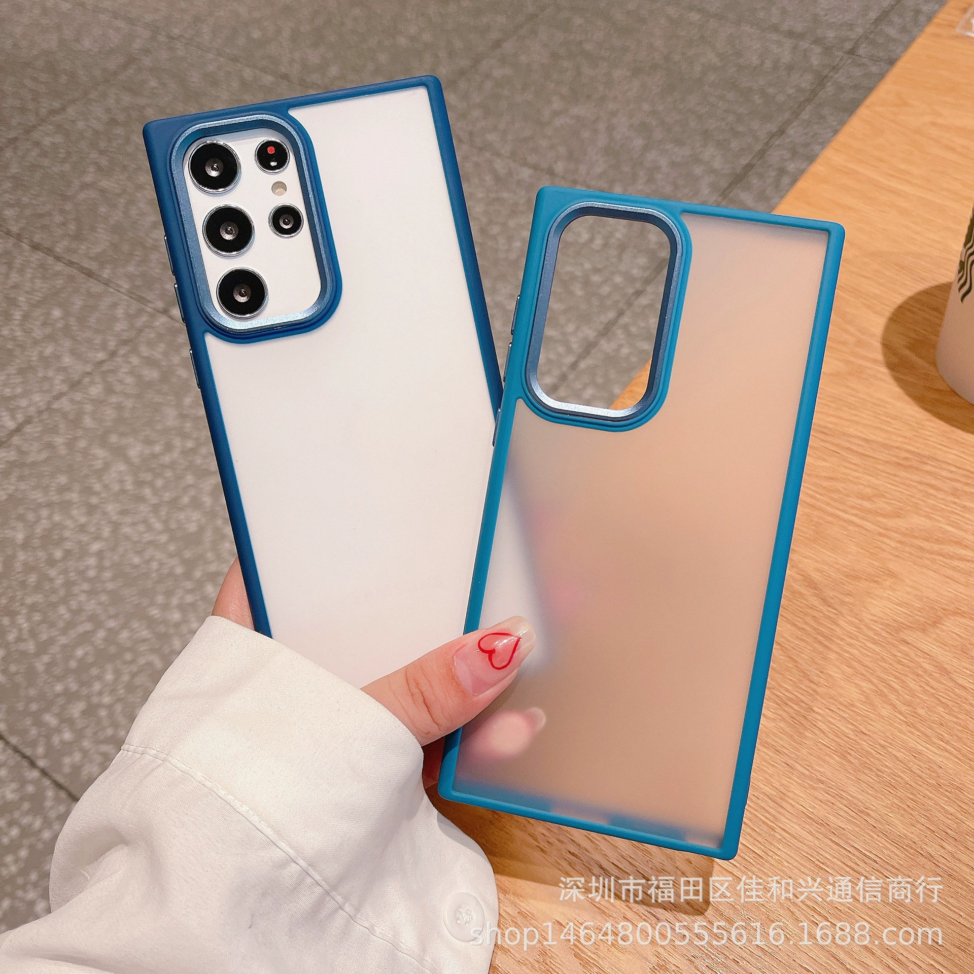 Чехол для телефона совместимый с Samsung S23, S22, S21, матовый защитный чехол, защитная сумка, защита от падения