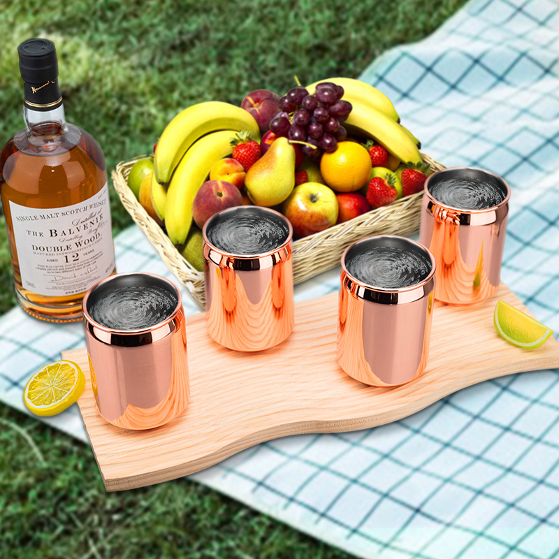 Acero inoxidable nueva taza de metal 304 taza de agua de una sola capa creativa Coca-Cola lata bar taza de cerveza de cóctel