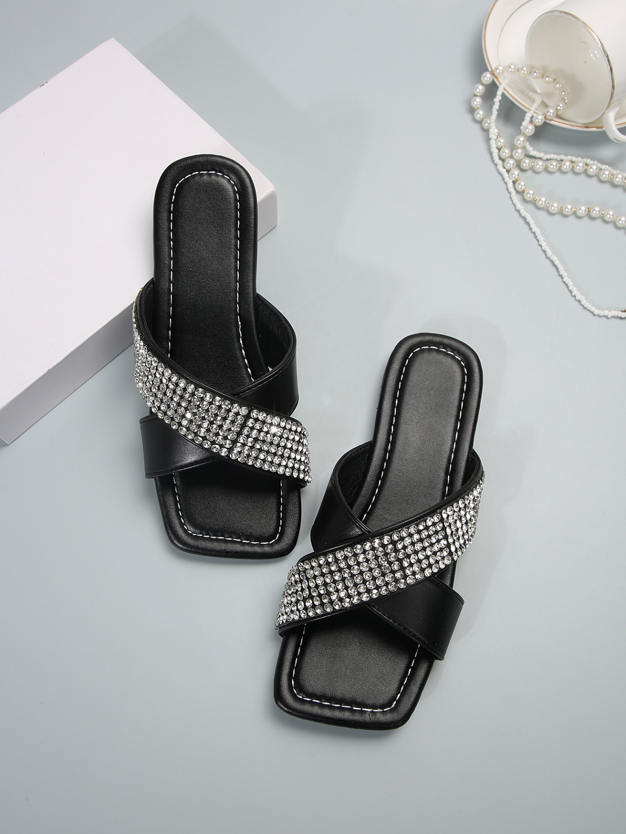 Women's Basic Solid Color Open Toe Fashion Sandals display picture 2