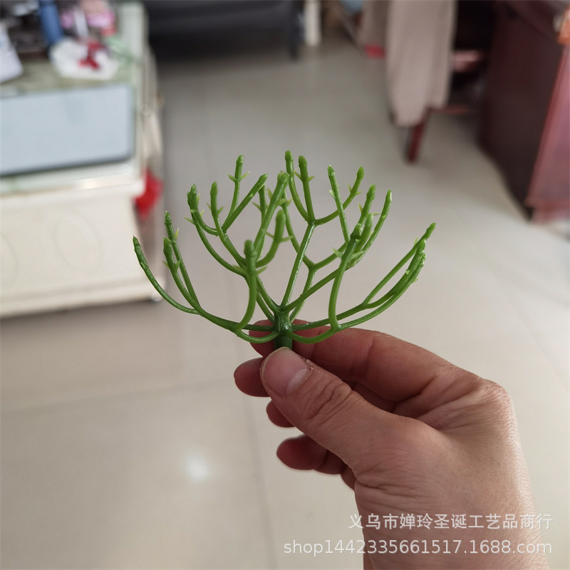 仿真植物 仿真花塑料叉子配件 仿真绣球花花叉 绣球叉位大量批发