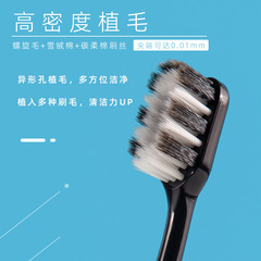 Single-use Adult Toothbrush with Handle and Wall Mount, Spiral Screw Holes for Department Store Wholesale