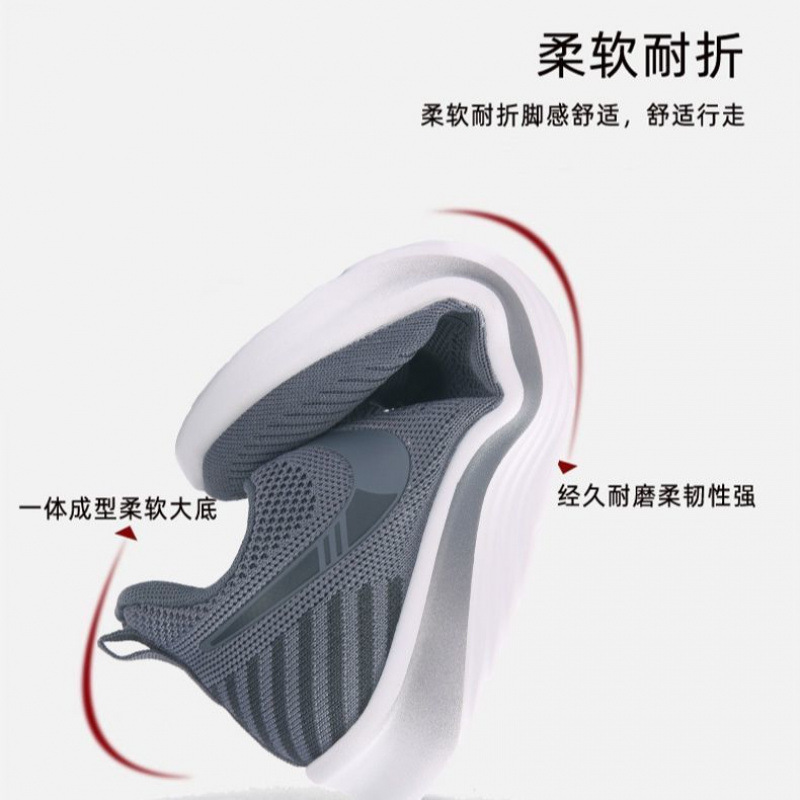 Zapatos de tela viejos de Beijing para hombres, superficie de malla transpirable de verano, zapatos deportivos delgados para papá, zapatos antideslizantes para hombres de ejercicio matutino de mediana edad y ancianos