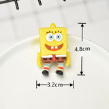 Аквариум -аквариум -аквариум плавучий орнамент подвесной кулон голубого жира орнамент Губка Бобу Спонсинговая подвеска