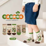 萌趣可爱儿童袜子创意卡皮巴拉男童中筒袜秋冬新品女童宝宝卡通袜