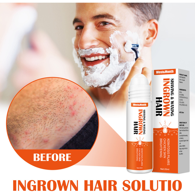 West&Month Hair Roller Ball Essence Daily Hydrating Hair After-Shave Soothing Skin Care Essence