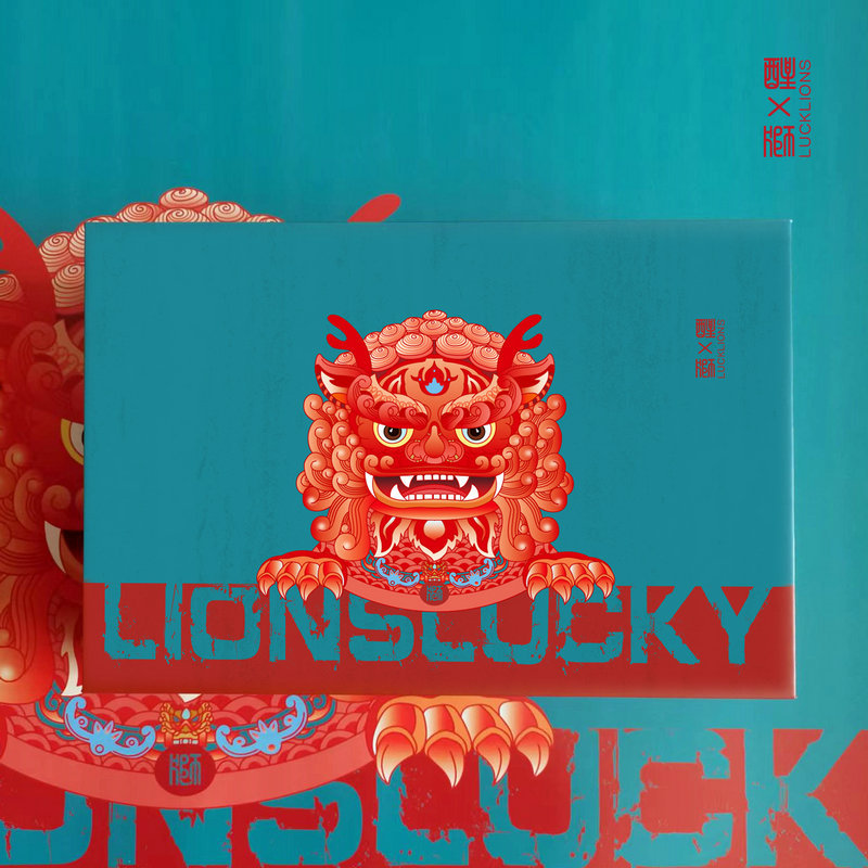 新年包装盒年货零食过年礼盒翻盖国潮风创意礼品盒空盒北京厂家