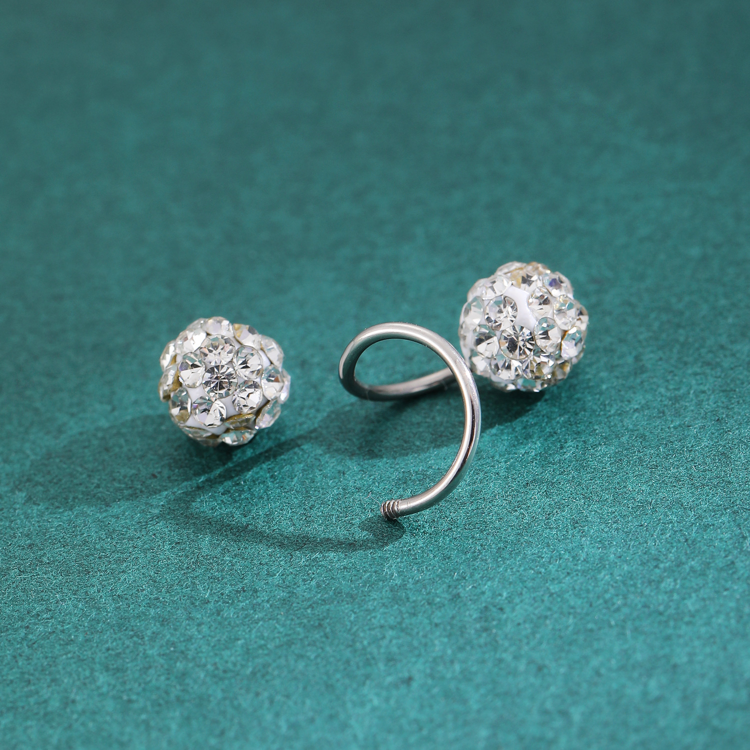 Orecchini a vite con perline rotonde super lucide 2024, nuovi orecchini alla moda unici e di alta qualità per le donne_voghion.com