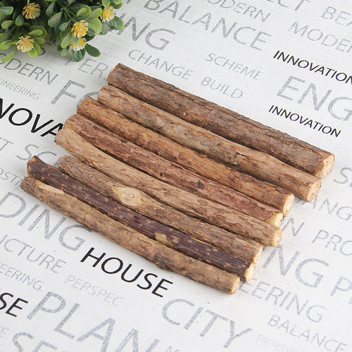 Factory direct sales of wooden polygonum sticks, molar teething sticks, natural cat snacks, tooth cleaning sticks, bulk wholesale 5 packs