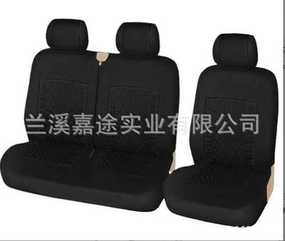Universal seat cover: Covers, Universal for All Seasons, Cross-Border - truck-tire-pattern-black-001