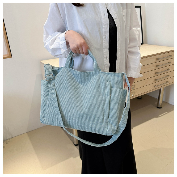 1083g Weight Synthetic Leather Lining Material Zipper Closure Type Single Shoulder Strap, Top Handle Strap Type Shoulder Bag, Handbag, Crossbody Bag Bags Type Daily Occasion corduroy Material Solid Color Pattern All Seasons Season Women's Gender Basic Style Square Shape Medium Size Women's Medium Corduroy Solid Color Basic Square Zipper Shoulder Bag Handbag Crossbody Bag 10