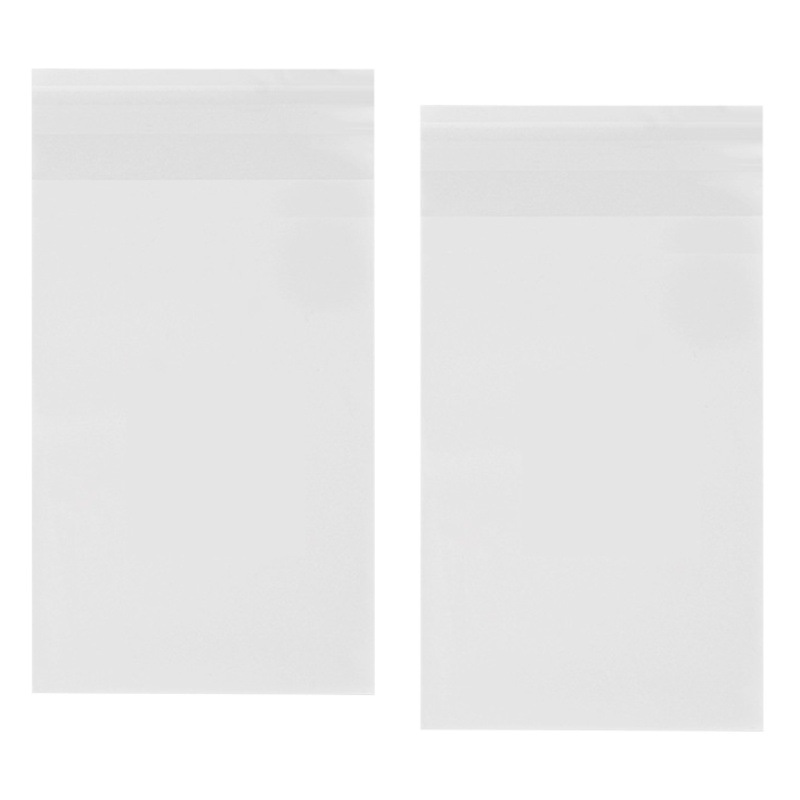 CPE esmerilado bolsa plana bolsillo cable de datos teléfono móvil bolsa de embalaje bolsa ziplock translúcido CPE auto-adhesivo bolsa de plástico al por mayor