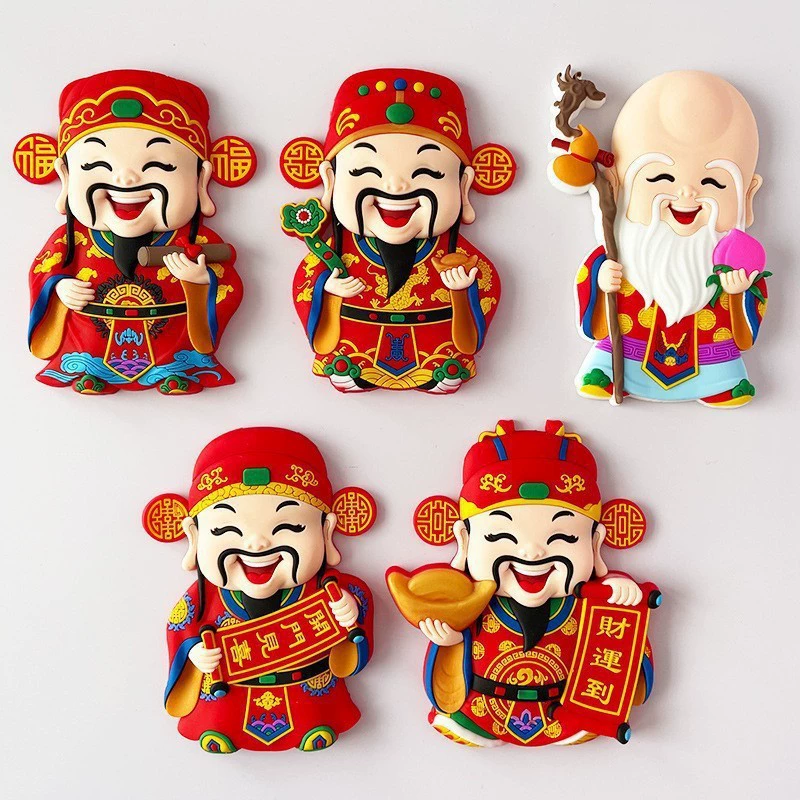 Трансграничный новый акрилово-плоский креативный год змеи Бог богатства посылает богатство рюкзак брелок для украшения зеркала заднего вида