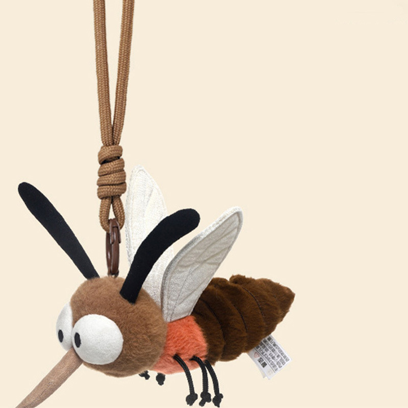 Doll Birthday Gift for Men, Fun Dom Creative Mosquito Doll, Mosquito Plush Toy Doll Pendant