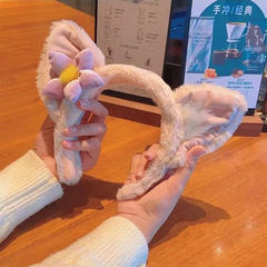 玲娜貝兒發箍批發女可愛頭飾百搭秋冬毛絨發卡星黛露愛心洗臉頭箍