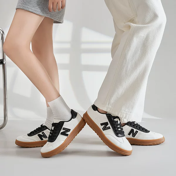 Plus Spring New Style Ultra-Fiber Color-Blocking Fashion Sneakers for Men, Versatile National Trend Retro Sports Casual Shoes in Fruit Green