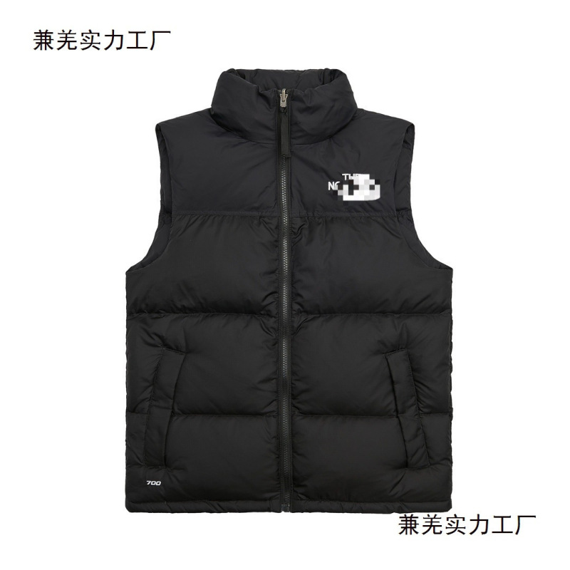 Cross-Border New Product North Face 1996 Unisex Men's Vest down Jacket American Version Loose Fit Tnf700 Puff Quilted