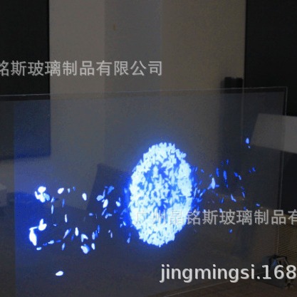 全息投影玻璃2-12 mm原片批发AR玻璃单向透视玻璃厂家别墅高档
