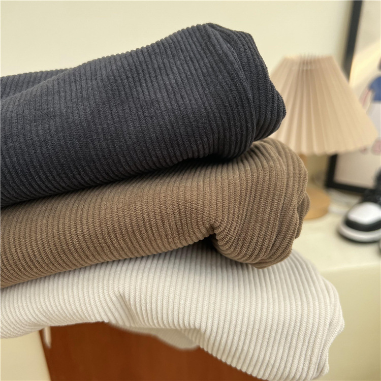 Bambini inverno un pezzo velluto a coste per ragazzi e ragazze coreani tinta unita etichetta lungo con velluto a righe dritto_voghion.com