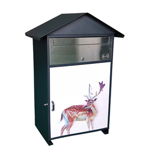 Factory Direct Sales Customized Outdoor Parcel Box Metal Express Parcel Storage Box Uv Pattern Removable Parcel Box