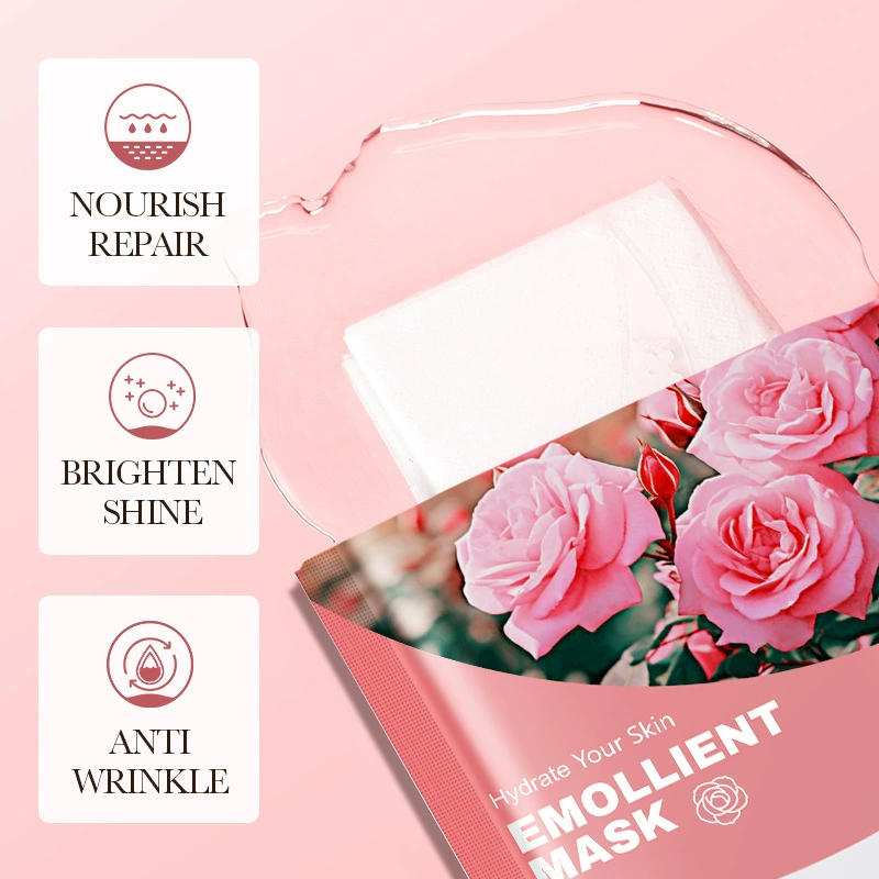 Маска для лица FAYANKOU Rose & Fruit Sheet Masks, 25 г, одноразовый пакет, увлажнение